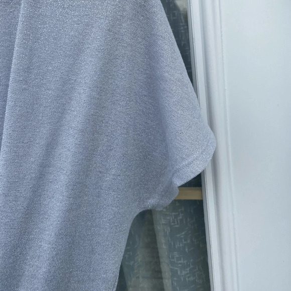 Garcia Metallic Glitter Blouse/T Shirt,  Size Large - Picture 4 of 10